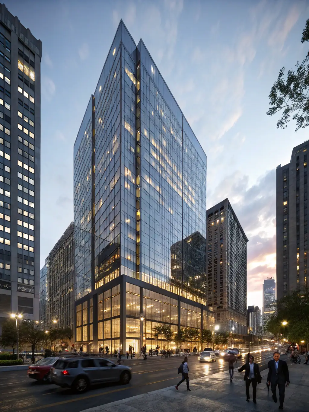 A modern office building in Milan's financial district, representing the firm's focus on corporate law and business-related legal matters.