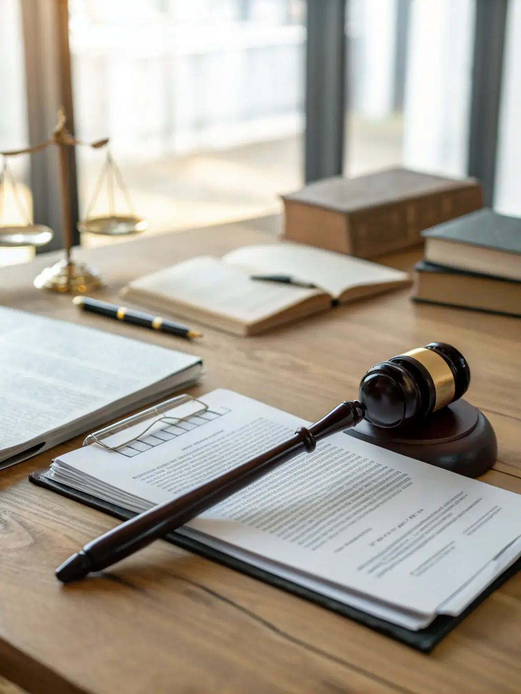 A close-up of legal documents being reviewed, emphasizing attention to detail and thoroughness.